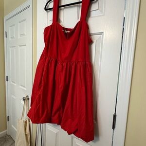 Red Sleeveless Dress